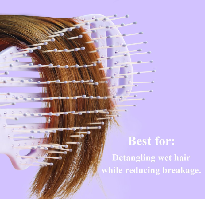 LushSilk™ Detangler Brush for Wet & Dry Hair